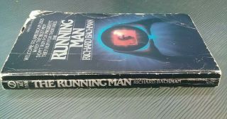 THE RUNNING MAN 1982 Richard Bachman Stephen King First Signet Print 1ST Book 3
