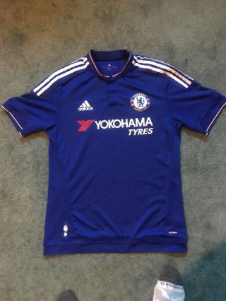 Chelsea Jersey L 2015 2016 Home Shirt Soccer Football Adidas