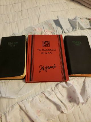 1943,  49 &1950 Handwritten Diaries/phelie S.  Middleton/west Chester Pa.