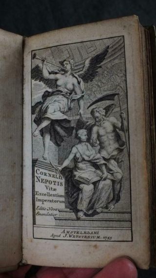 1745 Nepos,  Vitae Excellentium Imperatorum,  Emperors Generals Rome Greece Vellum