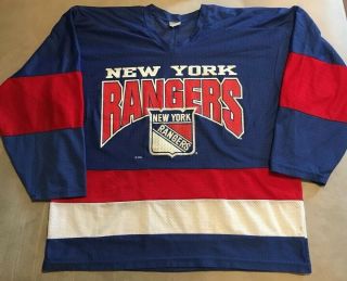 Vintage York Rangers Hockey Jersey Nhl L Sports Team Nyr
