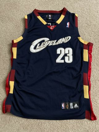 Lebron James Authentic Adidas Jersey Xl 52 Cleveland Cavaliers Cavs