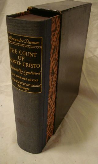 Alexandre Dumas The Count Of Monte Cristo Illus By Lynd Ward Heritage Press