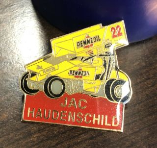 Vintage Jac Haudenschild Sprint Car Legend Pin - Hat Pin