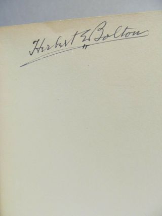 SIGNED Rim Of Christendom - Herbert Bolton 1st Edition w/ Fold out Maps 1936 HC 2