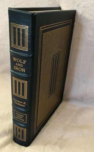 Easton Press Wolf And Iron - Gordon Dickson Signed Sci Fi 1st Edition