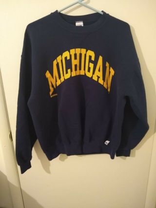 Vintage Russell Athletic Michigan Wolverines Men 