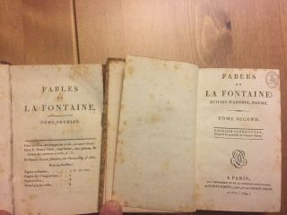 La Fontaine FABLES DE LA FONTAINE 2/2 first stereotype ed 1799 Firmin Didot 3