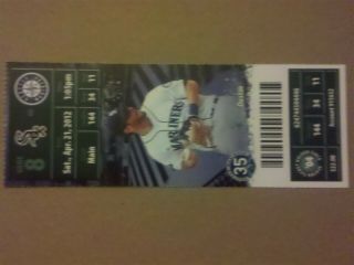 PHIL HUMBER PERFECT GAME CHICAGO WHITE SOX Mariners TICKET STUB 4/21/12 3