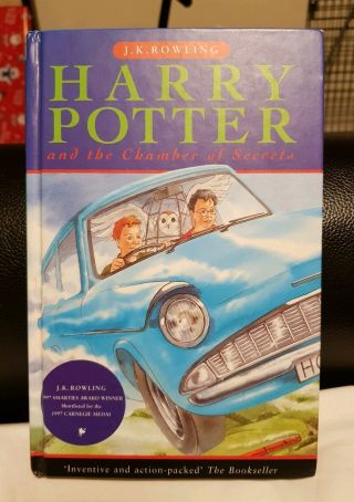 Rare 1st/4th Bloomsbury Harry Potter And The Chamber Of Secrets Hardback