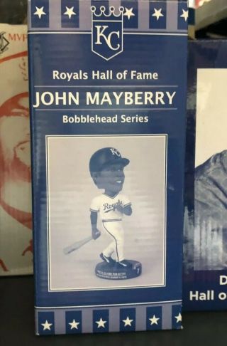 Sga Kansas City Royals Hall Of Fame Bobble Head Of John Mayberry,
