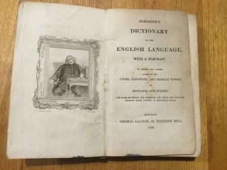 Samuel Johnson.  Dictionary Of The English Language.  1836.