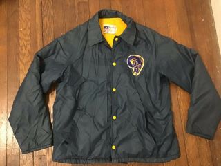 Vintage Stahl Urban Nfl Los Angeles Rams Jacket Size Large
