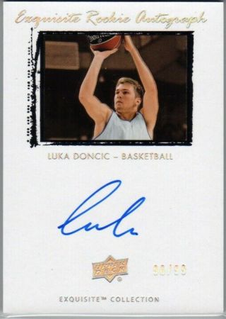 2019 Upper Deck Goodwin Champions Exquisite Rookie Autograph Luka Doncic 96/99