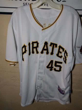 Pittsburgh Pirates Gerrit Cole 45 Authentic Home Jersey - Size 48 (xl)