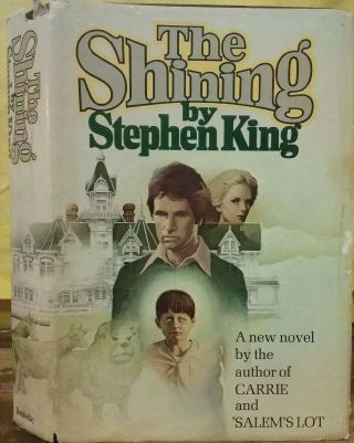 1977 Stephen King The Shining - Hardcover Book Dj Doubleday First/1st Bce R52