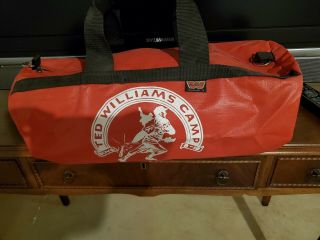 Vintage Ted Williams Baseball Camp Duffle Bag