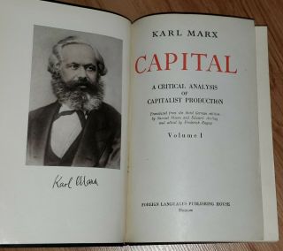 Karl Marx CAPITAL A Critical Analysis of Capitalist Production Three Volume Set 3