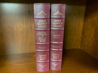 Easton Press - John Quincy Adams - 2v By Bemis - Library Of The Presidents - Near