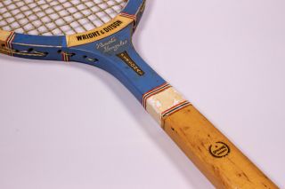 Vintage Pancho Gonzales Signature Wright & Ditson Tennis Racket 3