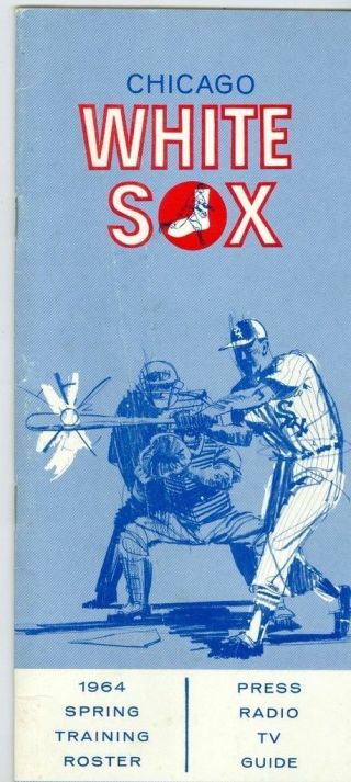 1964 Chicago White Sox Press Media Guide Em - Nm