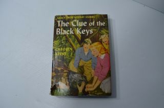 First Edition Nancy Drew 28 The Clue Of The Black Keys With Dust Jacket