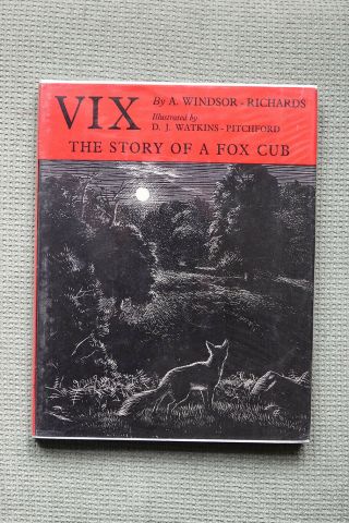 Bb Watkins Pitchford.  Vix The Story Of A Fox Cub.  Fine 1st 1960