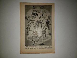 White Sox Black Sox 1919 Team Picture Shoeless Joe Jackson Buck Weaver Gandil