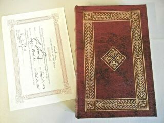 Easton Press " Leading With My Chin Signed By Jay Leno " First Edition 163 - 1350