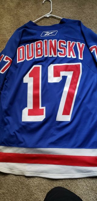 Ny Rangers Brandon Dubinsky 17 Jersey - Xl