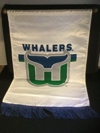 Nhl - Hartford Whalers (21” X 14”) Satin Banner