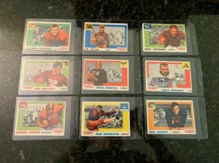 1955 Topps All American Football Set Complete