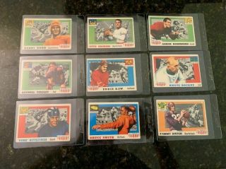 1955 Topps ALL AMERICAN FOOTBALL SET COMPLETE 2