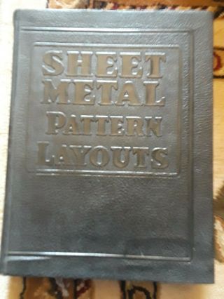 Sheet Metal Pattern Layout Book 1942 Leather Cover Welder Welding