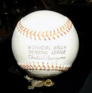 Official National League Charles Feeney Baseball In Great Shape 1970 