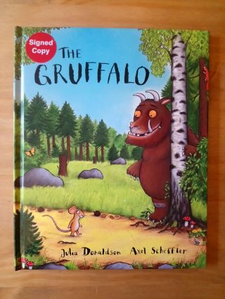 Signed 1st Edition Of The Gruffalo.  Julia Donaldson & Axel Scheffler.  First.