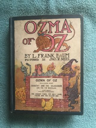 Ozma Of Oz By L.  Frank Baum,  1907 Later Printing ? Color Plates