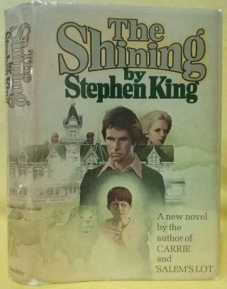 1977 Stephen King The Shining - Hardcover Book Doubleday First/1st Bce S19 Mylar