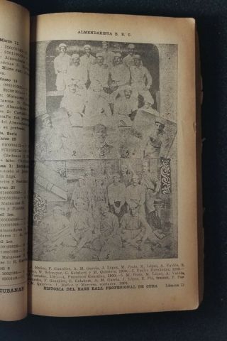 1949 Cuban Baseball Guide Book History 1878 - 1949 Loaded with Stars VINTAGE Poor 2