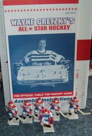 Wayne Gretzky Hockey Game Washington Capitals Team Table Hockey Game 1990 