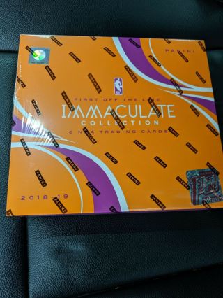 2018 - 19 Immaculate Fotl Hobby Box Basketball In - Hand Ready To Ship