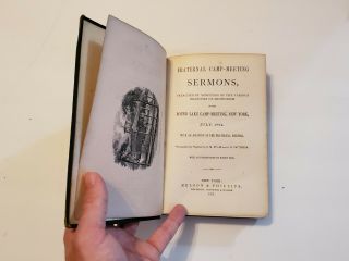 1875 Fraternal Camp Meeting Sermons Various Methodist Ministers Round Lake