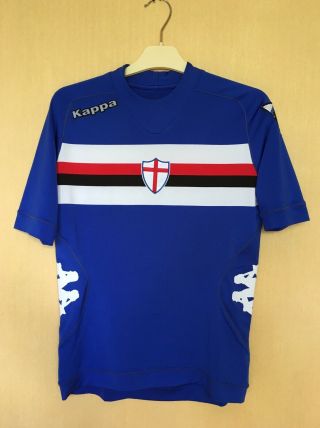 Fc Sampdoria 2012\2013 Home Football Jersey Camiseta Soccer Maglia Shirt Gara