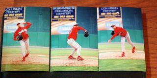 17 One Of A Kind 4x6 Photos,  Cole Hamels,  Lakewood Blue Claws 2003