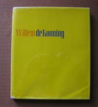 Willem De Kooning By Thomas B.  Hess - 1968 - 1st/1st Hcdj - Art - Vg,  - Moma