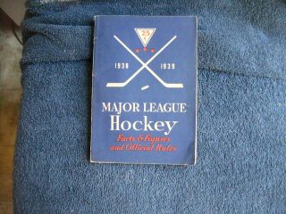 1938 - 39 Major League Hockey Facts And Figures Loads Of Photos Clapper,  Shore