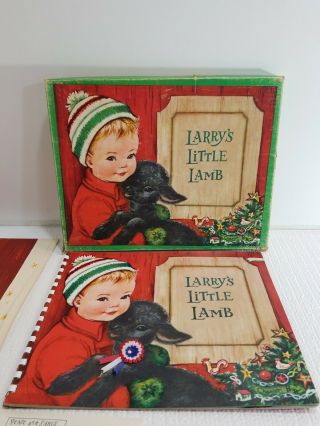 Larry’s Little Lamb Vintage Children’s Christmas Book - Charlot Byj.  Complete