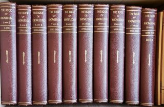 Book Of Knowledge Encyclopedia 1951 Complete Set 10 Book 20 Vol Children Grolier