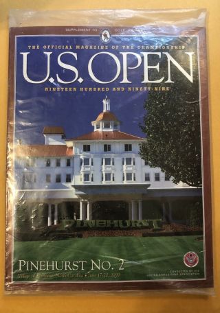 1999 Us Open Pinehurst No.  2 Payne Stewart Wins Official Mag. ,  Billy Joe Patton