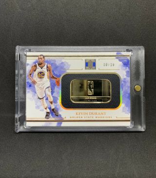 2018 - 19 Impeccable Kevin Durant Ed 10/10 14k Gold Bar 1/2 Troy Ounce (rare)
